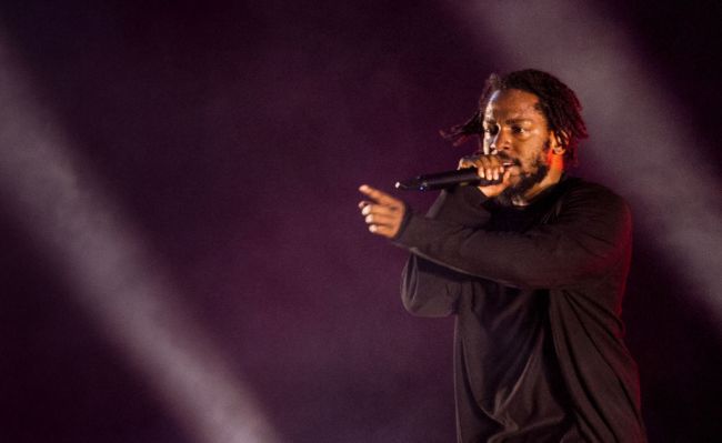 Kendrick Lamar Rapping Performing