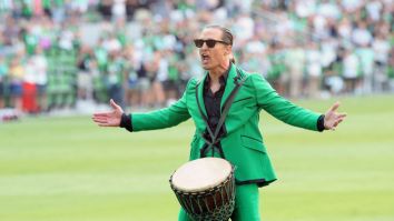 Matthew McConaughey And His Bongo Drum Had 20,000 Austin FC Fans ROCKING Before The Club’s Home Opener