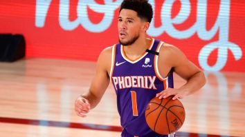 People Are Blaming Devin Booker For Suns Fans Fighting Clippers Fans In Latest Viral Brawl Video