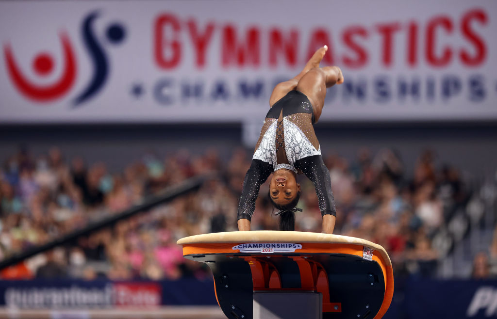 Simone Biles Did A Stunt Called The 'Simone Biles' And She's The GOAT