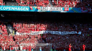 Belgium, Denmark Pay Tribute To Christian Eriksen With A Bone-Chilling Ovation, Stoppage In Play At EURO 2020