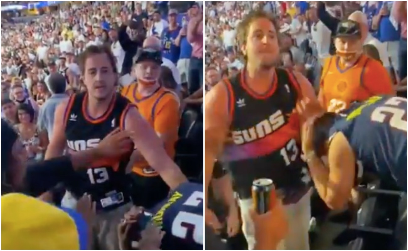 WATCH Suns Fan Fights Two Nuggets Fans During Game 3