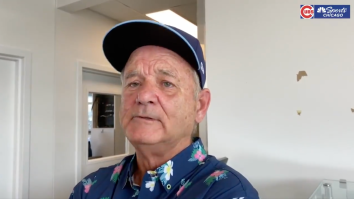 Bill Murray Belted ‘Take Me Out To The Ballgame’ In Front Of The First Full-Capacity Crowd At Wrigley Field In 21 Months And It Was Epic