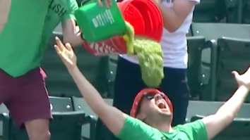 Orioles Fans Dumped Buckets Of Relish On Their Heads After Relish Won Its First Hot Dog Race Of 2021
