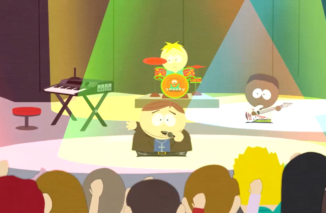 Musician Fernando Ufret is a guitarist and singer who covers hit songs with the voice of Cartman from South Park.