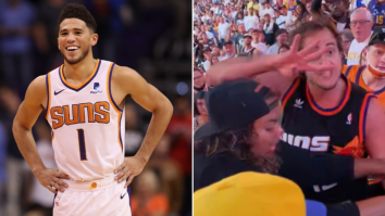 Devin Booker Tracks Down And Exchanges DMs With Viral Suns Fan Who Yelled ‘Suns In 4’ While Beating Up Nuggets Fan