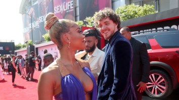 Video Shows Rapper Jack Harlow Shamelessly Shooting His Shot With Quavo’s Ex Saweetie During Red Carpet Interview