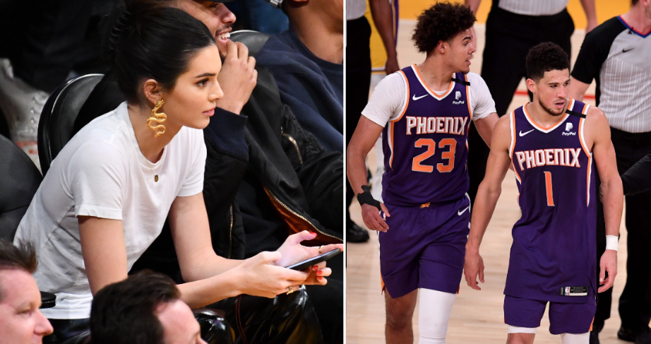 Video Shows Lakers Fans Harassing Devin Booker s Girlfriend Kendall Jenner By Yelling Get The F 