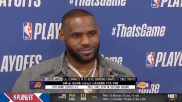 LeBron James Immediately Began Shilling ‘Space Jam 2’ In His Postgame Press Conference