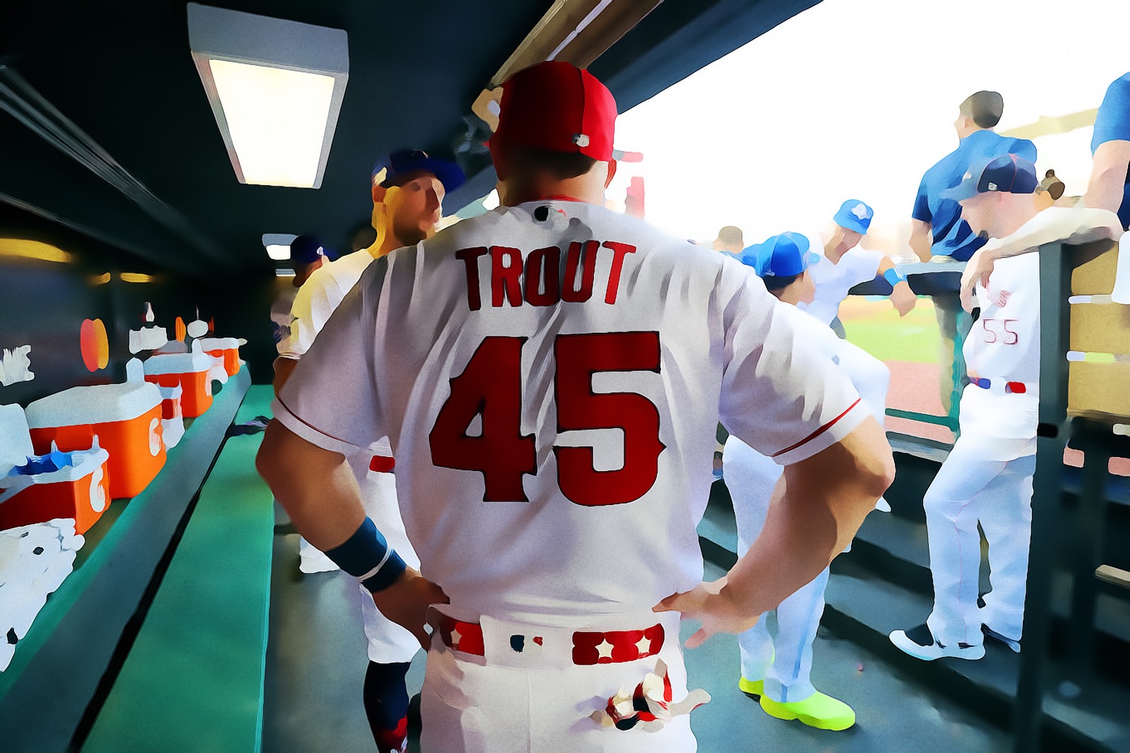 Is Mike Trout still the current goat of baseball? 👀🐐 What does the f, mike  trout