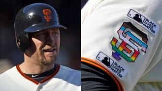 Aubrey Huff Is Big Mad Online Over The San Francisco Giants Incorporating Pride Colors Into Uniforms