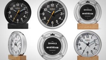 The Runwell Desk Clock From Shinola Is American-Made And A Perfect Centerpiece For Your Home Office