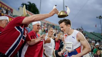 This Norwegian Hurdler Breaking The Longest-Standing Record In Men’s Track In Front Of A Home Crowd Is An Adrenaline Rush