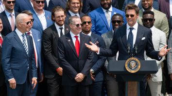 Tom Brady Makes Election Conspiracy Joke During Bucs’ Visit To White House