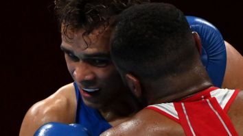 An Olympic Boxer Went Full Mike Tyson And Tried To Bite His Opponent’s Ear Off, Immediately Got Disqualified