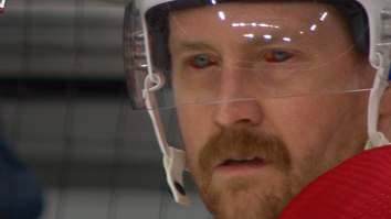 NHL Player Explaining How A Gruesome Finger Injury Led To Him Playing With Bloodshot Eyes Proves They’re Built Differently