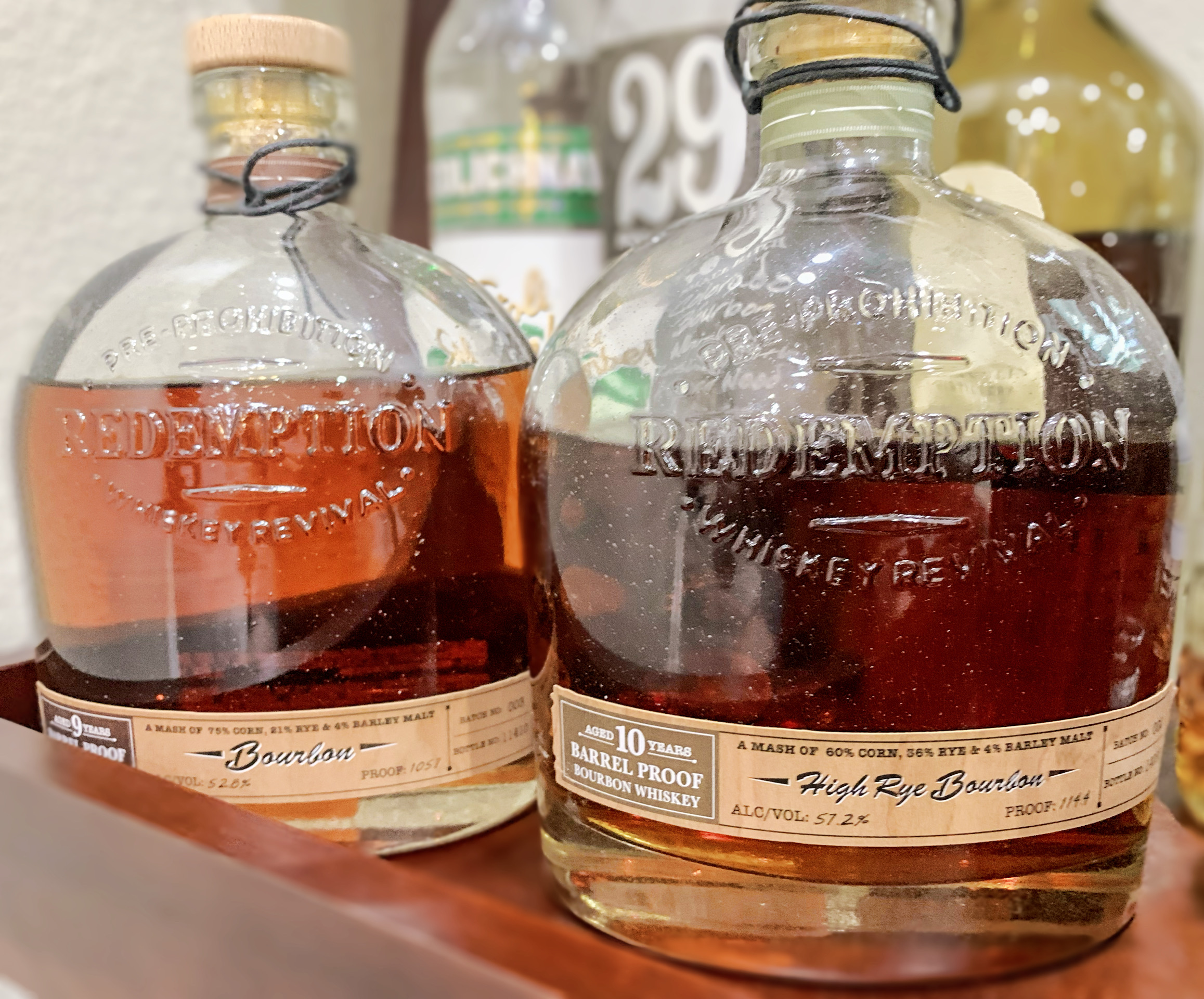 Best Bourbon and Rye Redemption Prohibition Whiskey