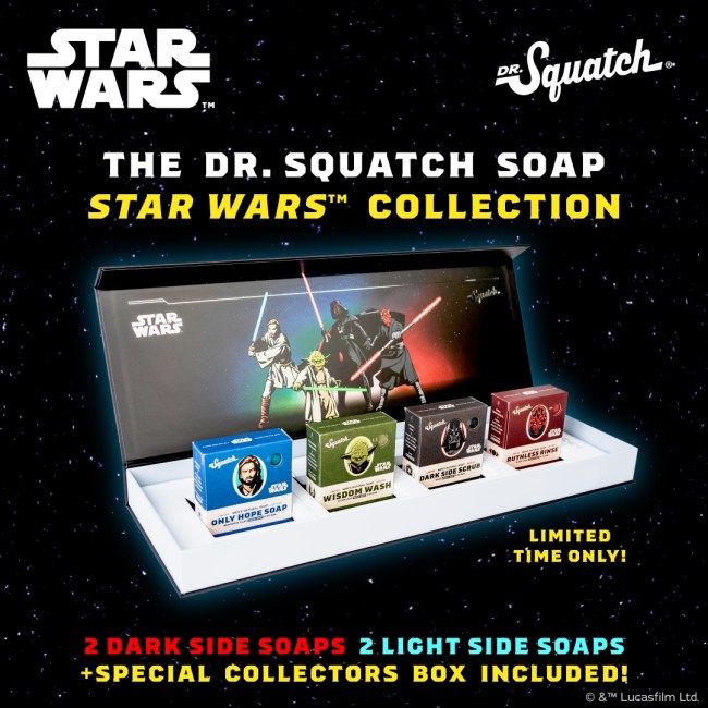  Dr. Squatch Limited Edition Soap Star Wars Soap
