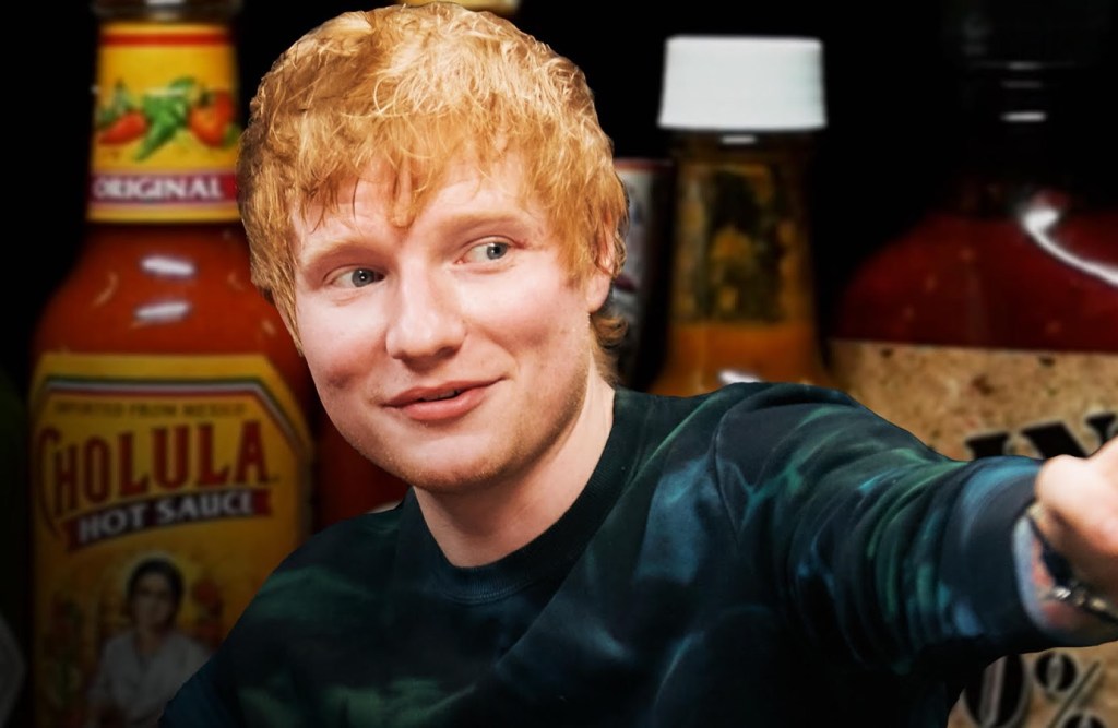 Ed Sheeran Hot Ones Challenge