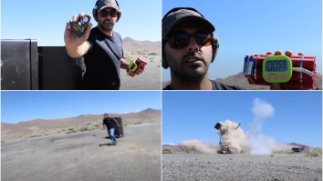 Dude Blows Up A 100-Year-Old Safe Using An M67 Frag Grenade And Dynamite And Creates An Epic Explosion