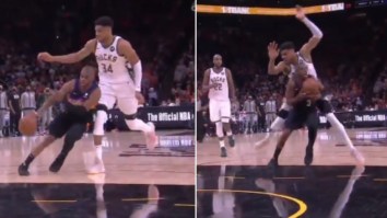 Chris Paul Accused Of Committing Dirty Play On Giannis Antetokounmpo During Game 1 Of The NBA Finals