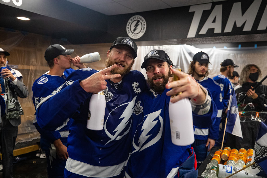 Nikita Kucherov Tampa Bay Lightning Unsigned 2020 Stanley Cup Champions  Raising Photograph - Yahoo Shopping