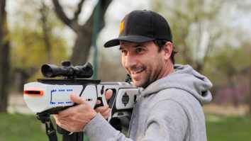The Shelby Destroyer Is A Foam Disc Blaster That Looks Like Something Out Of A Video Game