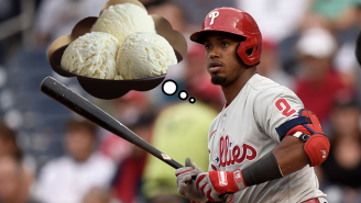 Jean Segura Answered A Fan’s Question About Ice Cream Mid At-Bat, Knocked In A Clutch RBI