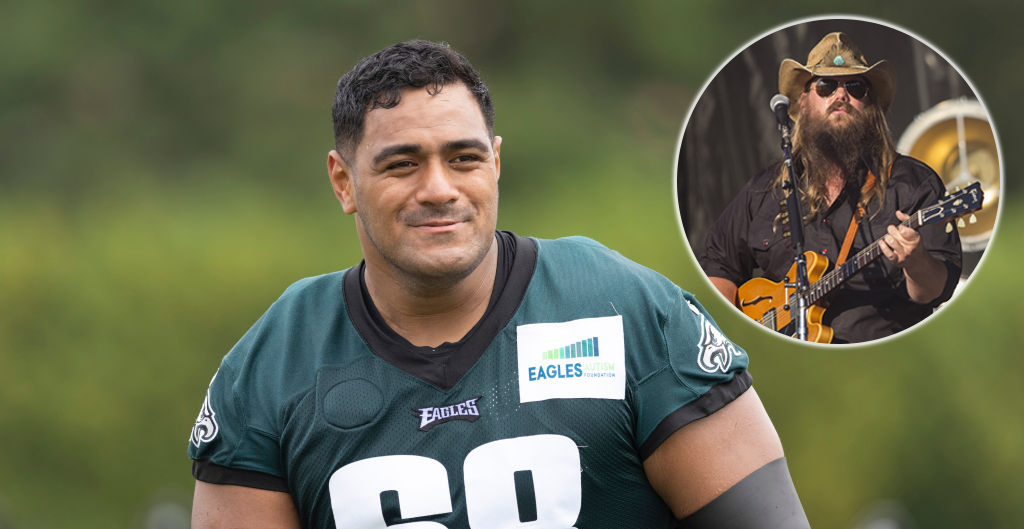 Eagles OL Jordan Mailata NAILED Chris Stapleton's 'Tennessee Whiskey'