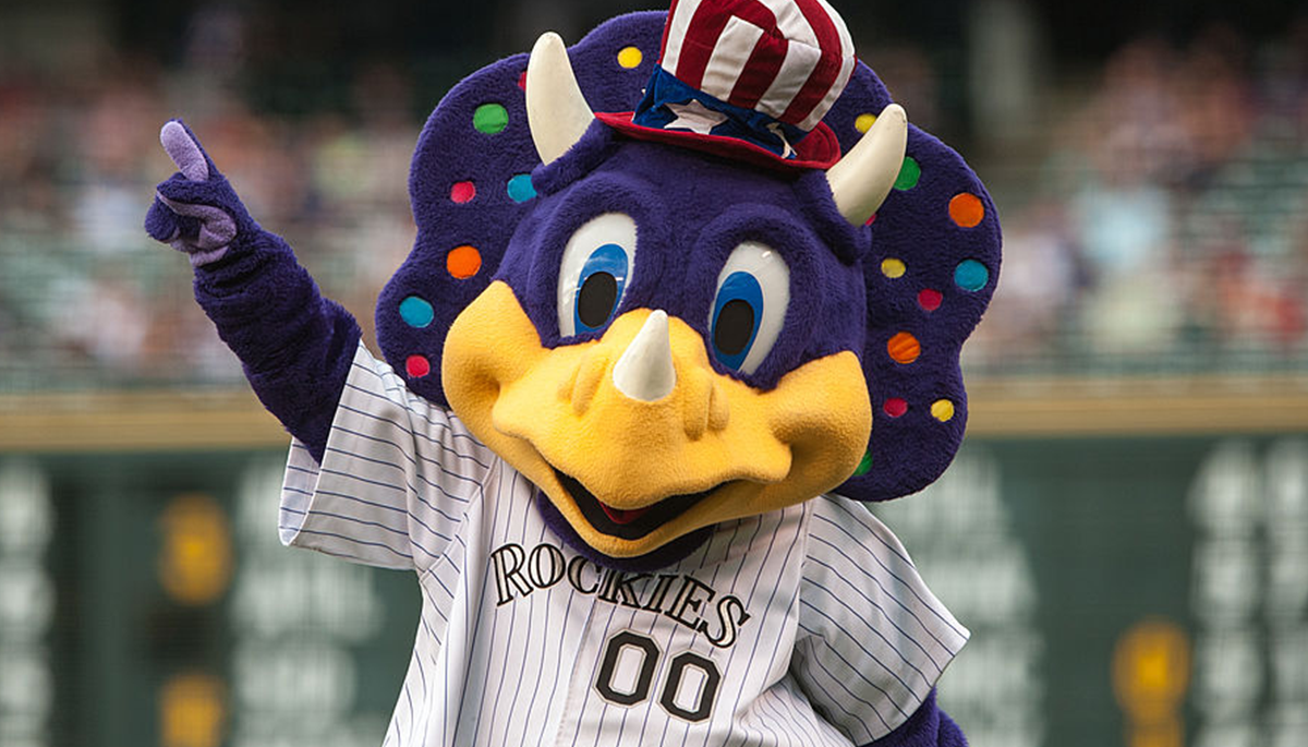 Colorado Rockies say fan shouted at mascot Dinger, didn't yell