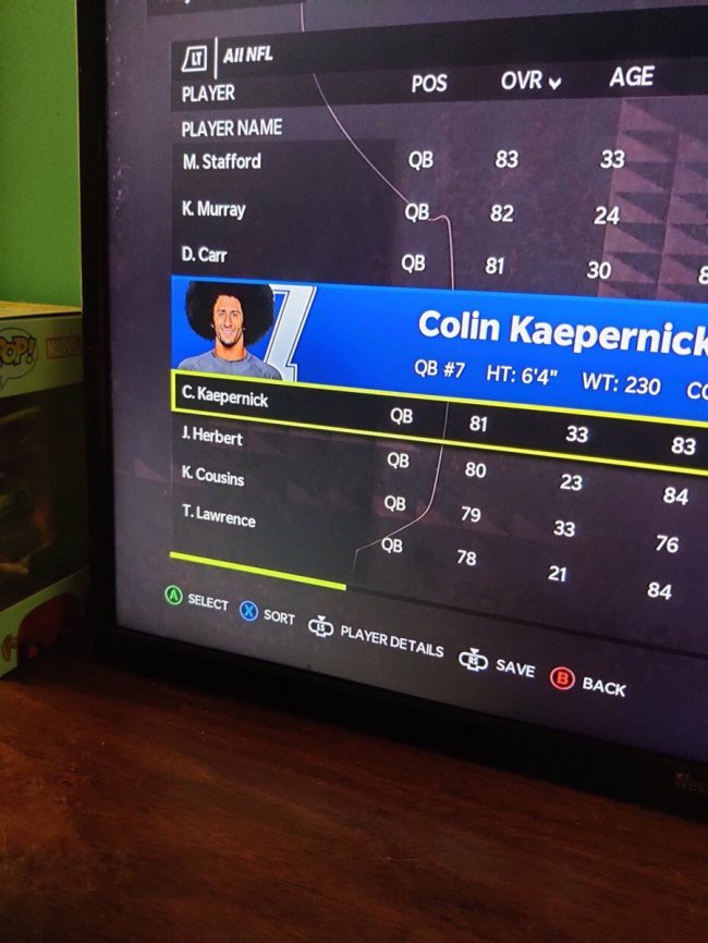 Colin Kaepernick Madden 22