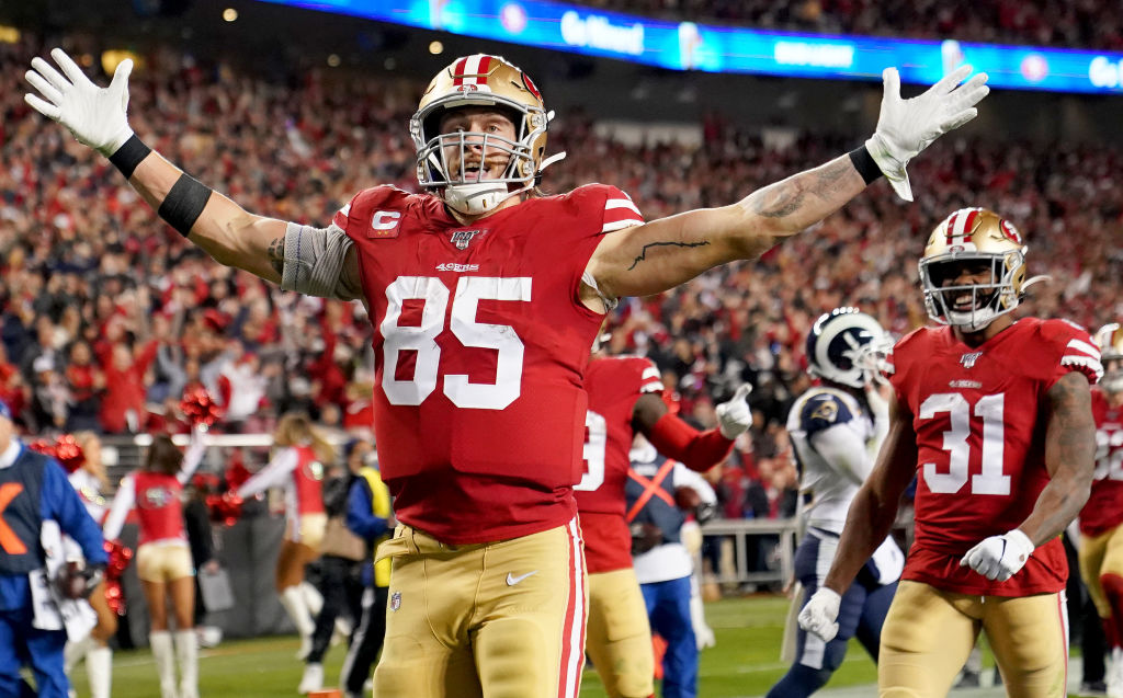 Why 49ers-Packers means extra for George Kittle's wife Claire