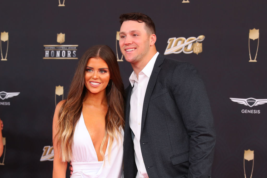 Josh Allen's Girlfriend Was Extremely Hyped After He Signed Massive