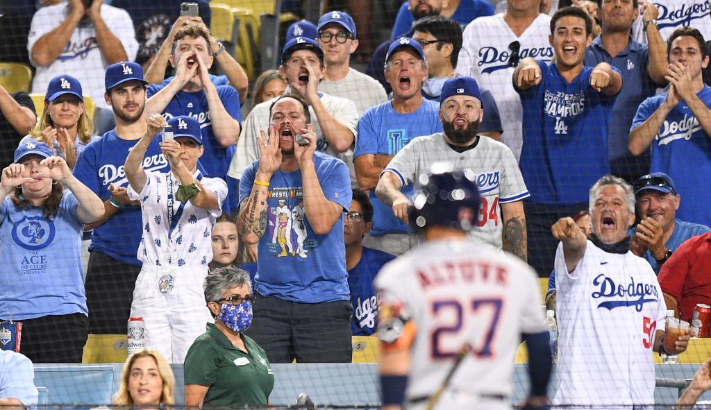 Fights ensue at Dodgers-Astros game as fans invading Houston