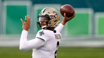 Saints Fans React To Video Of QB Jameis Winston Hilariously Struggling To Run Through Tackle Machine At Practice