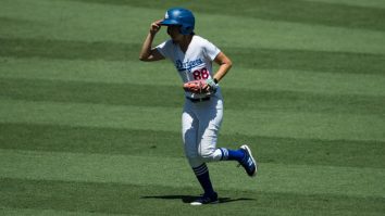 A Fan Ran On The Field At Dodger Stadium And The Ball Girl Sent Him Into Next Week With A Vicious Tackle
