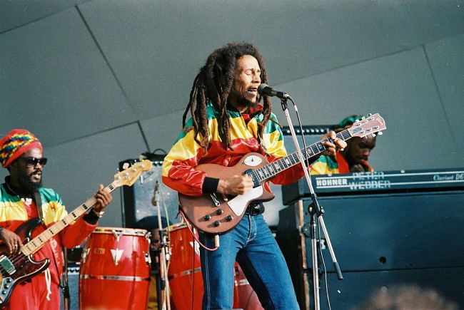 Bob Marley Performs At Crystal Palace Bowl in London
