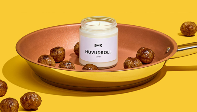 IKEA swedish meatballs scented candle