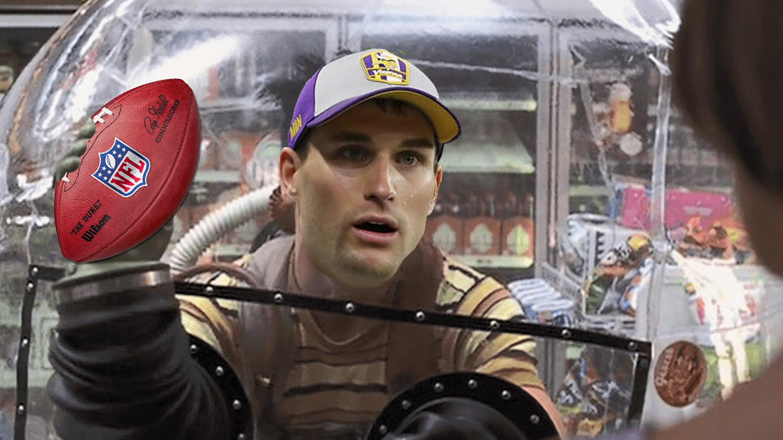 Kirk Cousins Would Rather Stay In A Plexiglass Box Than Get Vaccinated