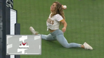 Demi Bagby’s Backflip-Split Is The Most Impressive First Pitch In Baseball History