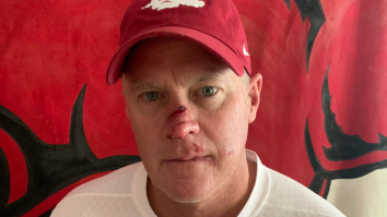 Arkansas’ AD Was Kicked In The Face At Practice And Made A Hilarious Bobby Petrino Motorcycle Joke