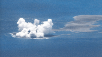 A New Volcano Island Just Dropped Off Of The Coast Of Japan But It Might Not Last Long