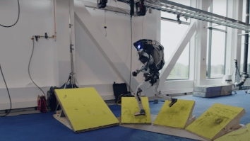 WATCH: Backflipping Robots Show Off Parkour Skills In New Boston Dynamics Video