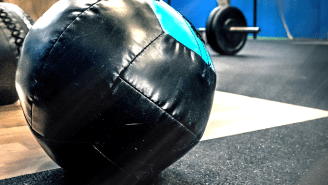 Future Strongman Baby Shows Off Skills, Goes Viral Picking Up 15 Pound Medicine Ball