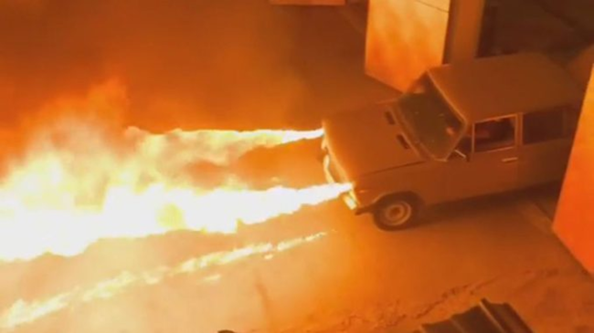 Vahan Mikaelyan Customizes Car To Shoot Flames Out Of The Headlights