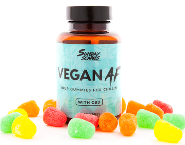 Vegan AF Sour CBD Gummies