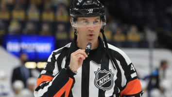 NHL Ref Wes McCauley Rocked A Suit Featuring An Incredible Piece Of Flair While Officiating A Wedding