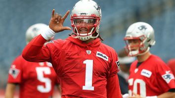 Cam Newton Seemed Pretty Defensive When Asked If He’s Going To Be The Patriots’ Week 1 Starter