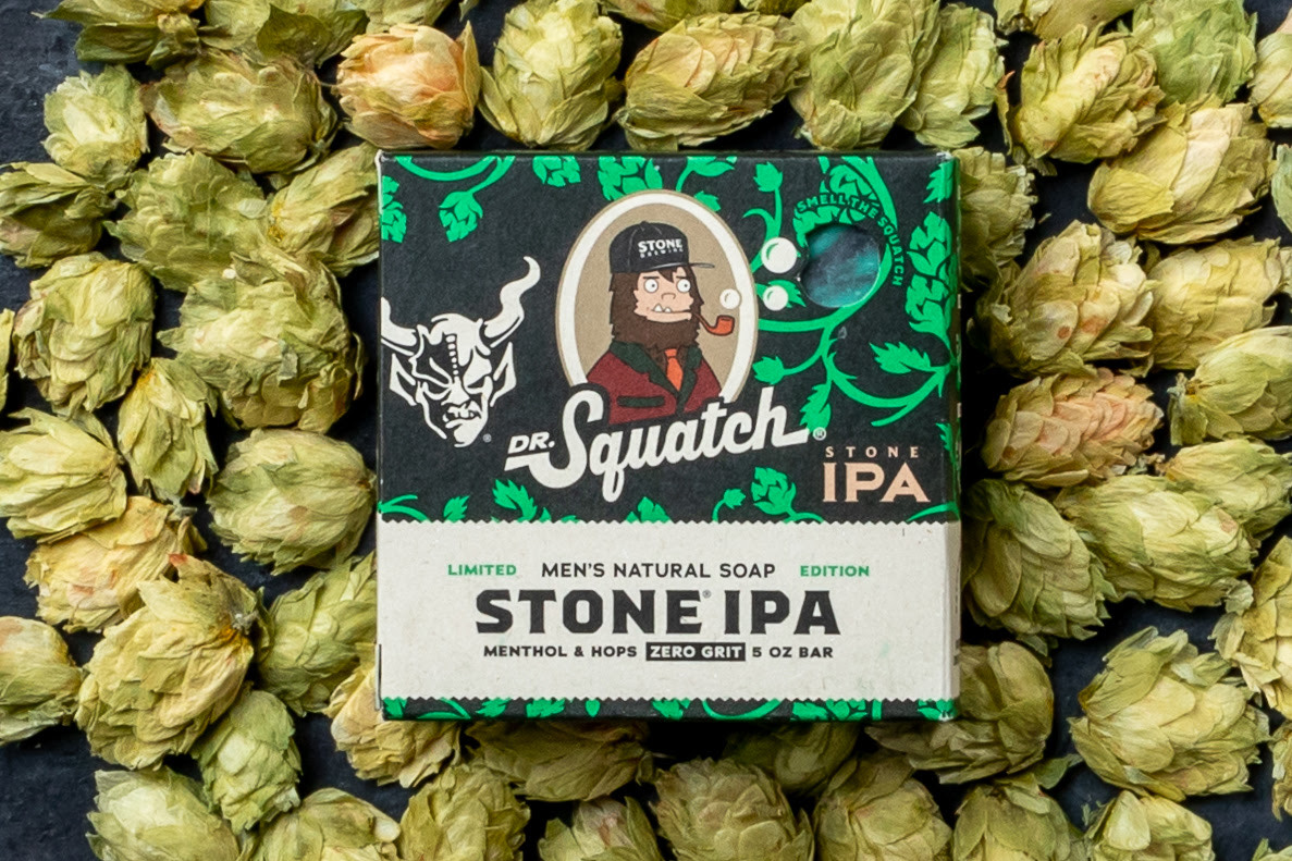 Dr. Squatch Gets Hoppy With Launch of Stone IPA Scented Soap