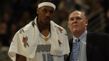 Carmelo Anthony Stans Rush To His Defense Over George Karl Shade Because Melo Can’t Even Defend Himself